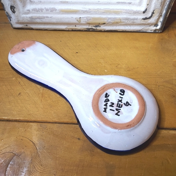 TALAVERA Cobalt Blue Spoonrest - Picture 2 of 4